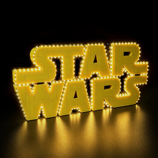 LYBMTWF LED Lighting Kit Compatible with Lego 75407 Star Wars Logo  (NOT Include The Model Bricks)
