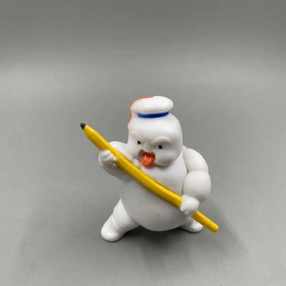 6pcs cute Vintage Ghostbusters 3 Stay Puft Marshmallow Man Sailor Action Figure Toy Doll