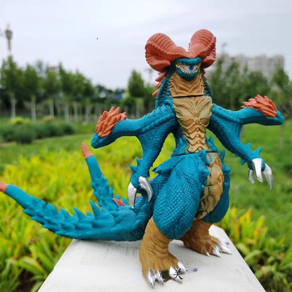 2022 New Anime Ultraman Monster Godzilla large Giga Khimaira Soft Glue DX King Galactron Action Figure Toy  Gifts