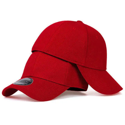 Back Closed Baseball Caps for Men and Women, Big Head and Small Head Hat, High Quality Headwear
