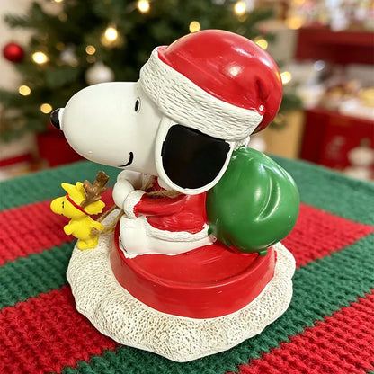 Snoopy Ornament Kawaii Cartoon Snoopy Christmas Theme Series Desktop Ornament For Girls Office Desktop Decoration Home Decoratio