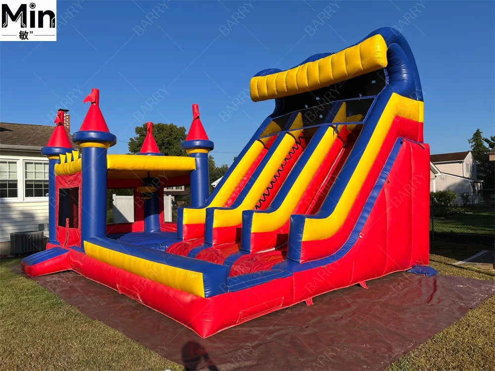Hot Sale Small Inflatable Bounce Castle Kids Inflatable Jumping House Combo Bounce and Slide for Outdoor Party