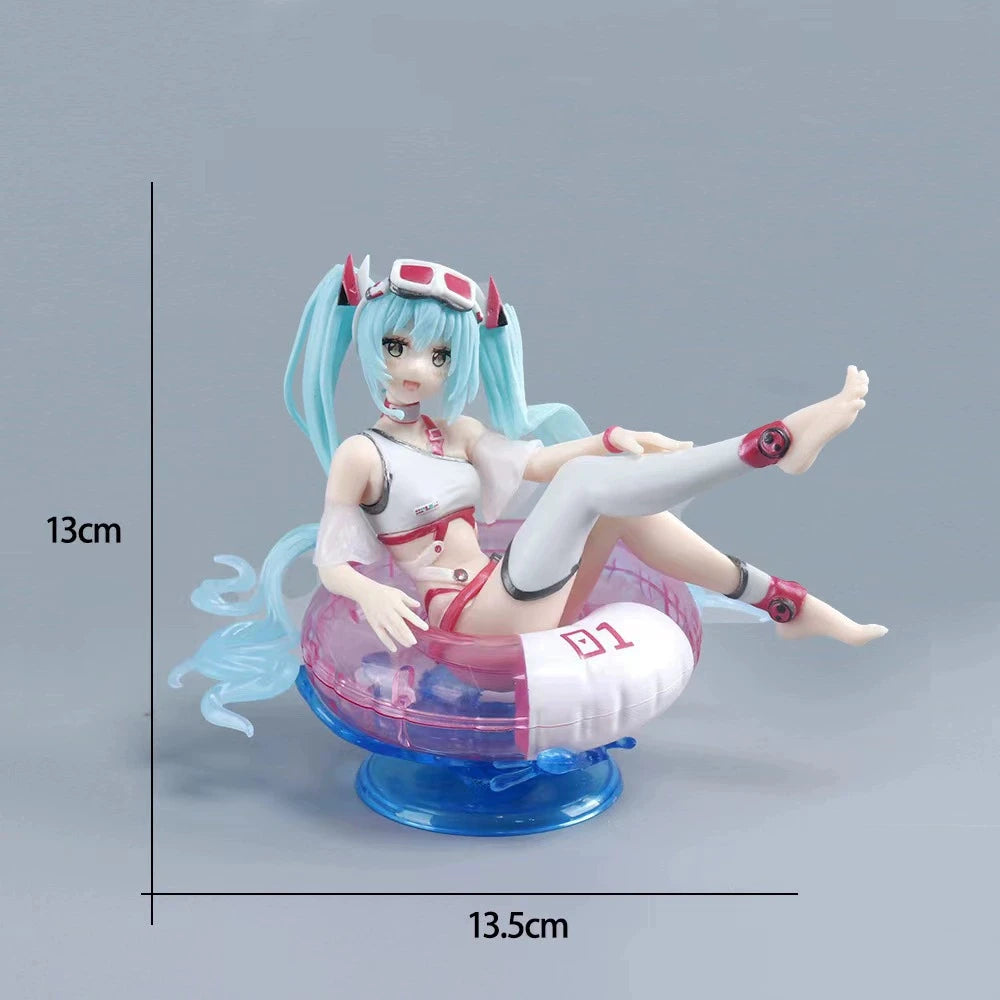 Anime Figure Wedding Dress Action Figures Kawaii Swimsuit Vocaloid PVC Collectible Model Toys Girl Gift