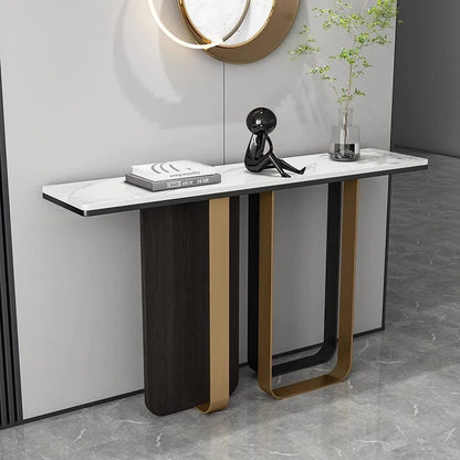 Italian Luxury Console Table Modern Minimalist Glam Premium Console Table For Hallwy Entrance Woonkamer Tafel Furniture