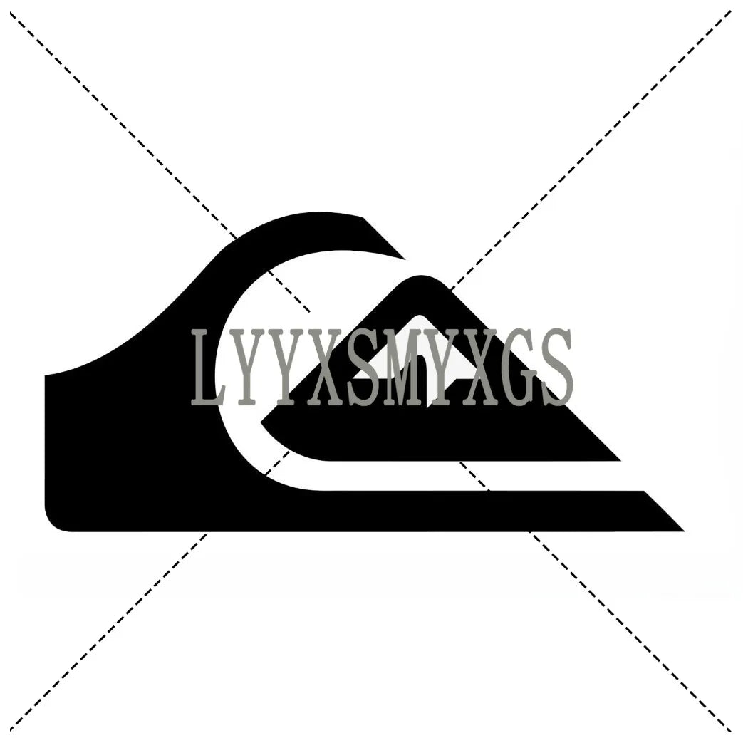 Personality Self-adhesive Quiksilver Surfboard Car Sticker Automotive Rear Window and Bumper Waterproof Vinyl Decal Decorative