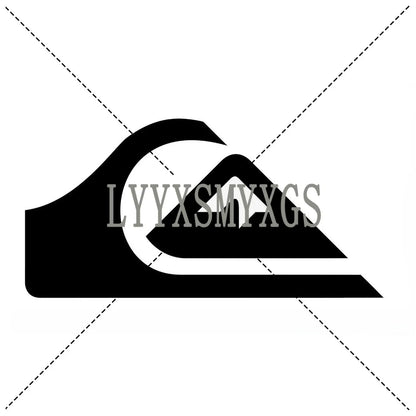 Personality Self-adhesive Quiksilver Surfboard Car Sticker Automotive Rear Window and Bumper Waterproof Vinyl Decal Decorative