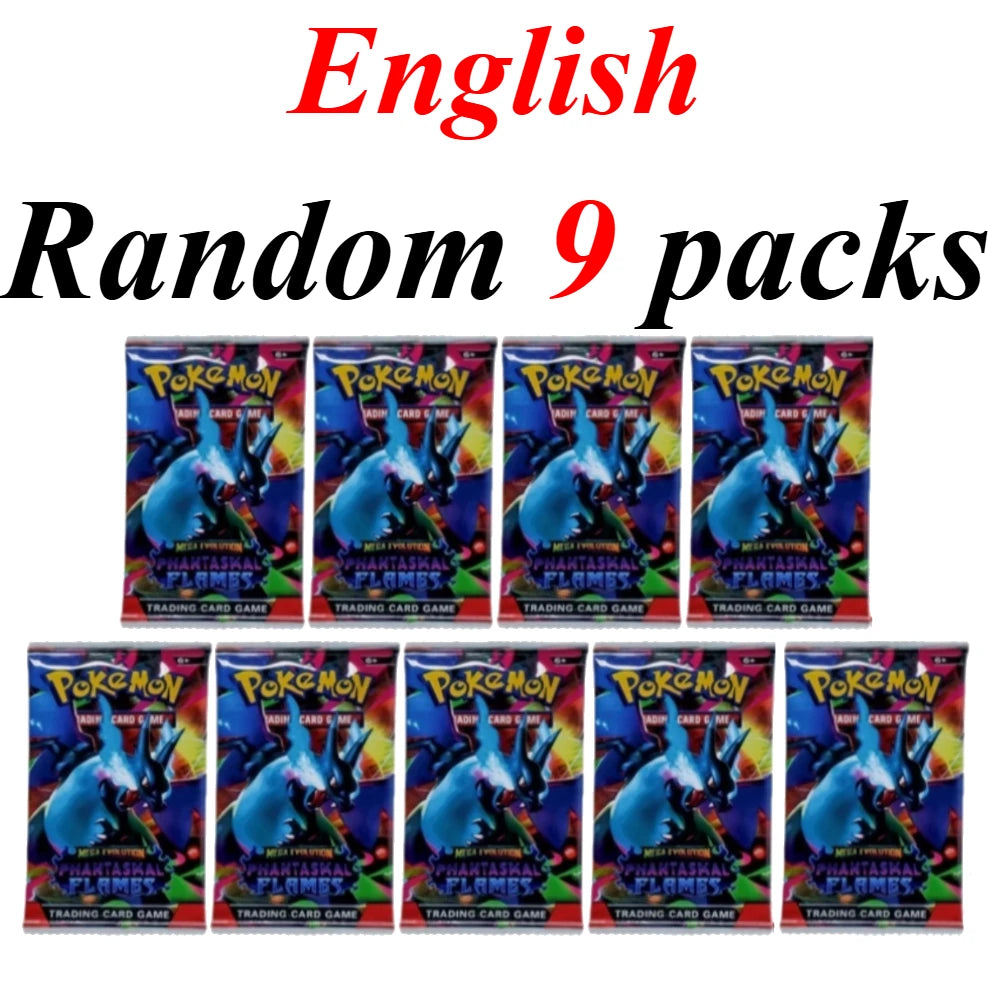 USA English Pokémon Card MEGA EVOLUTION Ascended Heroes Phantasmal Flames English Booster Battle Card Trading Game Card Gift Toy