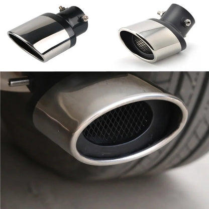 Stainless Steel Car Exhaust Muffler Tip Pipes Covers For Peugeot RCZ 206 207 208 301 307 308 406 407 408 508 2008 3008-6008