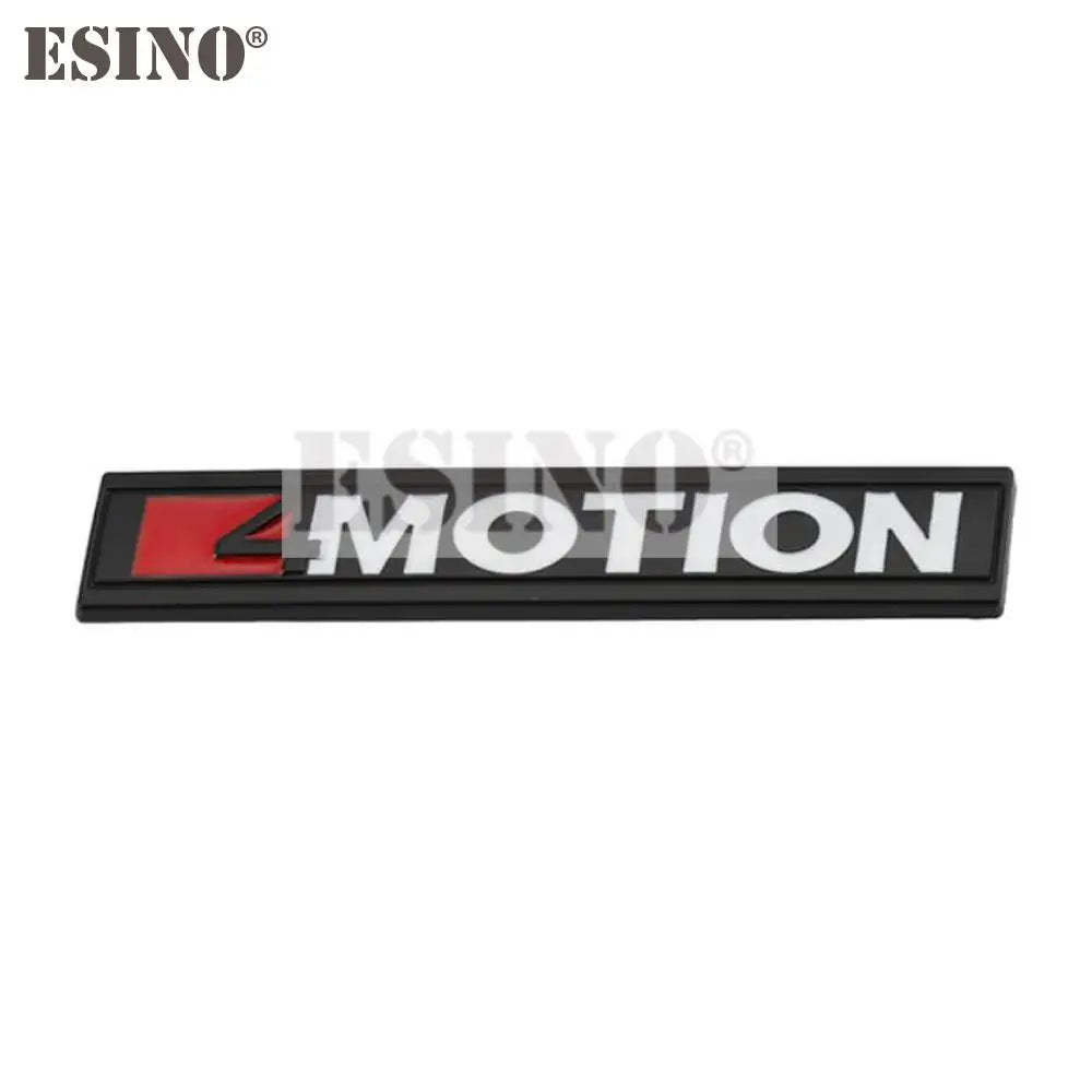 Car Styling 4Motion 3D Rear Trunk Fender Grill Metal Chrome Zinc Alloy Emblem Badge Decal for Volkswagen Golf R Tiguan Touareg