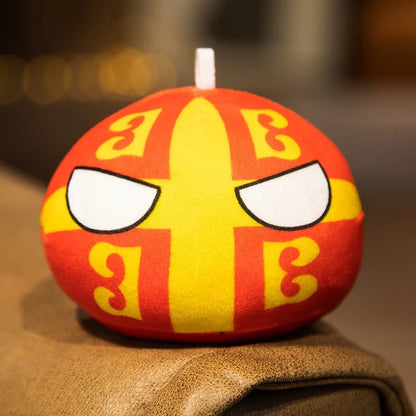 Country Ball Plush Toys 70 Styles 10cm Polandball Pendant Country Balls Countryball Stuffed Doll Xmas Birthday Gifts for Kids