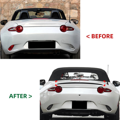 Rear Trunk Lid Spoiler Wing Lip For Mazda MX-5 Miata MX5 ND 2016-2026 Convertible 2-Door