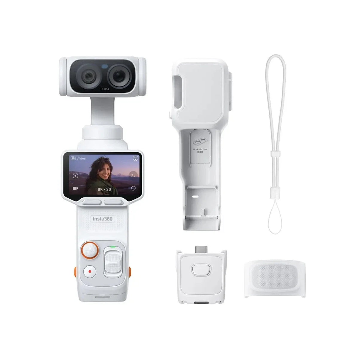 Insta360 Luna Ultra Dual Lens Gimbal Camera 8K 1 Inch Sensor Detachable OLED Touch Screen Vlog Pocket Cam Standard Bundle