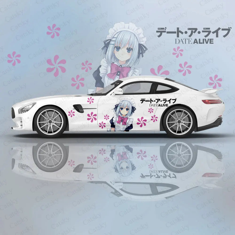 Tobiichi Origami Anime Girl Sexy Car Body Stickers Itasha Vinyl Car Side Decal Sticker Car Sticker Automotive Decor Film