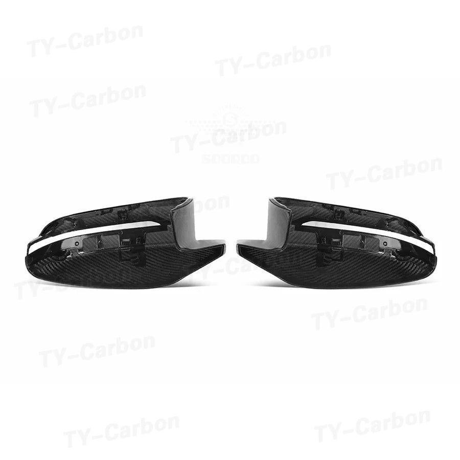 Real Dry Carbon Fiber Side Door Mirror Cover for BMW M2 G87 M3 G80 M4 G82 G83 G42 Replacement Rear View Mirror Car Accessories