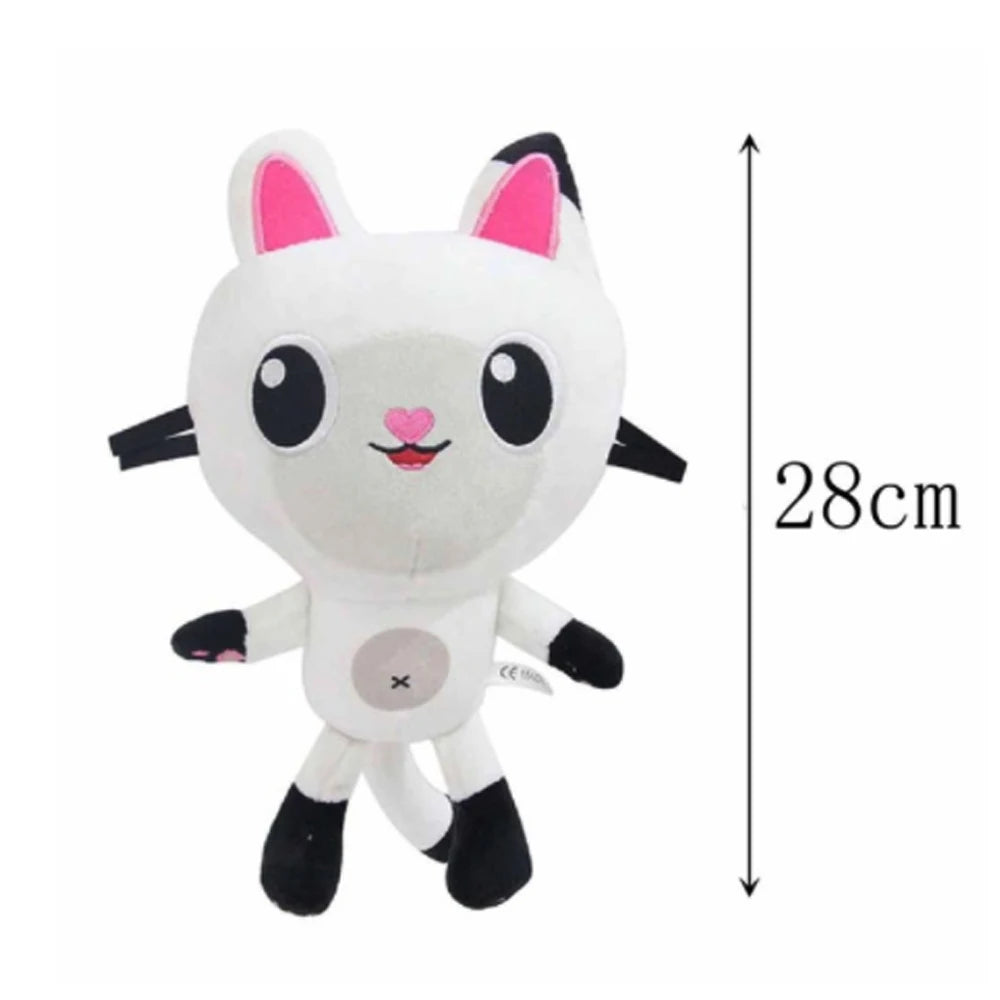 Hot Gabby Dollhouse Plush Toy Mercat Cartoon Stuffed Animals Smiling Cat Car Cat Hug Gaby Girl Dolls Kids Birthday Gifts