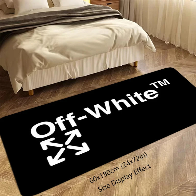 Door Mats Interior Bedside Foot Rug Welcome Floor Mat for Entryway Off-white Soft Hallway Carpet Kitchen Rugs Fluffy Home Decor