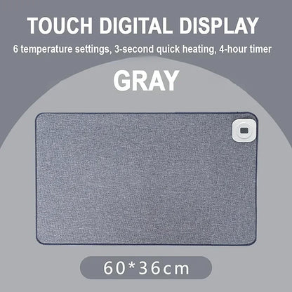 Intelligent Electric Heating Mouse Pad Winter Hand Warmer Computer Desk Heated Mat Office Desk Warming Pad Keyboard Table Mat