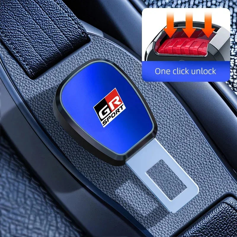 Car Seat Belt Buckle Plug Auto Safety Strap Extension Accessories interior For  GR SPORT Toyota Hiace supra Prius Camry Corolla