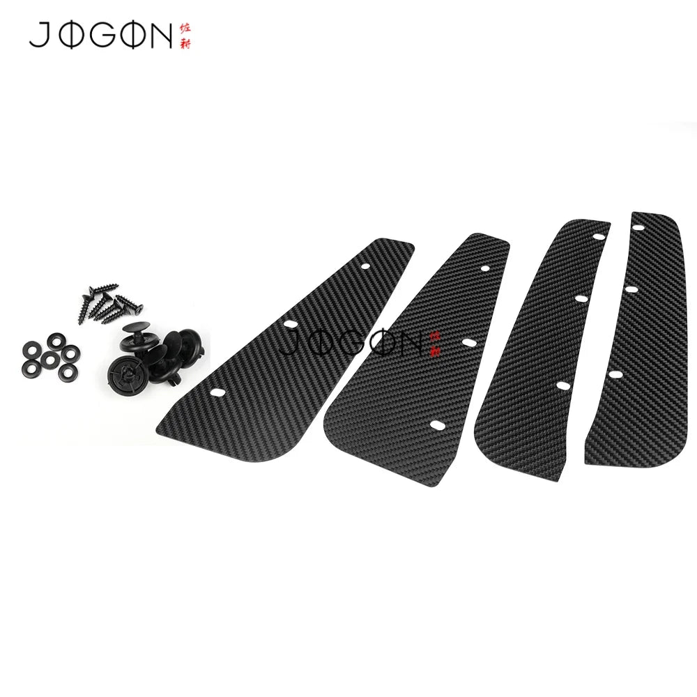 4Pcs Real Carbon Fiber Car Side Fender Mudflaps Splash Mud Guards Flaps Cover Trim Accessories For Toyota GR Yaris 2025 2026