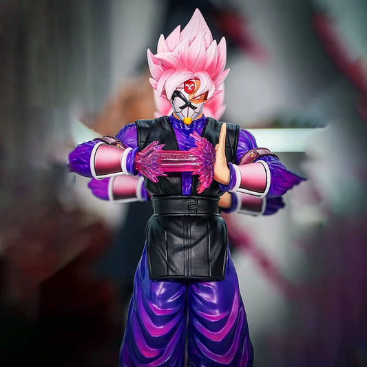 ZW Statue Dragon Ball Z Zamasu Figure Black Goku Super Saiyan Pvc Action Figures 31cm/12.2inch Collection Model Toys Gifts