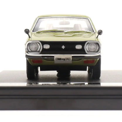 1:43 Hi Story for Nissan Cherry F2 COUPE GX 1974 Resin Car Model Vehicles High End Car Toys Model Collection Decoration Gift