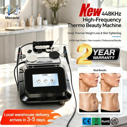 INDIBA Face Lifting 448K Tecar Cavitation Health and Beauty Body Care System RF Slim Machine Weight Loss Home Use Relieve Lamp