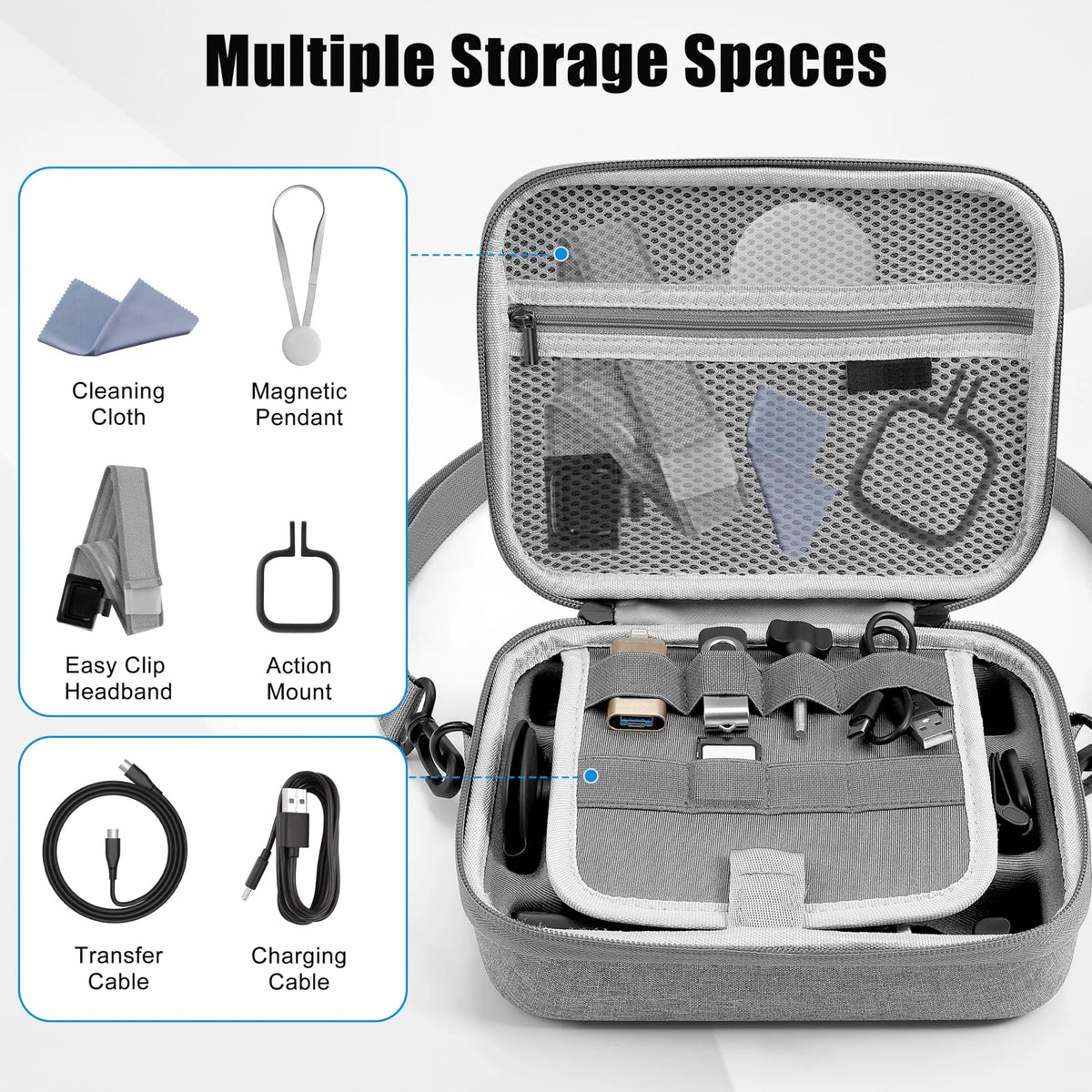 Storage Bag For Insta360 GO Ultra Carrying Case Portable Shoulder Bag Camera Kit Box For Insta360 GO Ultra Camera Accessories