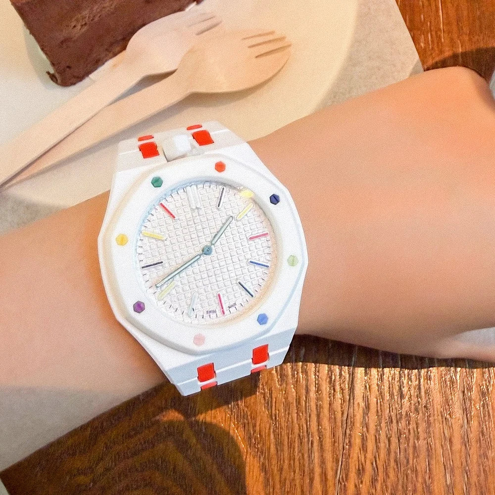 Bioceramic Bracelet Royal Pop Strap for swatch ,ceramic belt case,40mm Sport Wristband adapter
