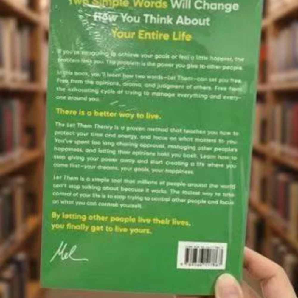 The Let Them Theory Mel Robbins NYT Bestseller English Paperback Boundaries Mental Health Self Help Free Shipping