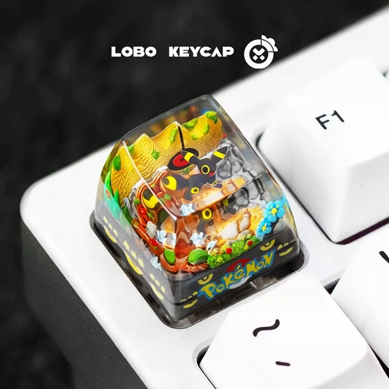 Pokemon Keycap Cute Cartoon Cross Axis Esc Mechanical Keyboard Personalized Keycap Game Fan Gift