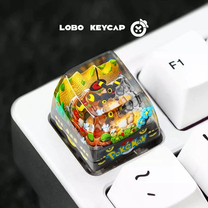 Pokemon Keycap Cute Cartoon Cross Axis Esc Mechanical Keyboard Personalized Keycap Game Fan Gift