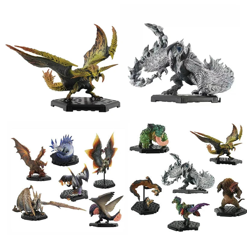 Monster Hunter World NEW Figure MALZENO Arkveld AMATSU ZINOGRE RATHALOS MIZUTSUNE Dragon Action Figure Decoration Toy Model