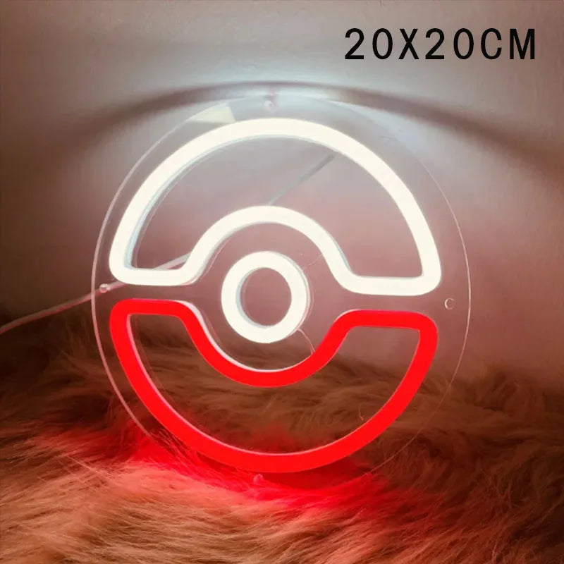 Neon Sign King Boo The Ghost Face LED Neon Light Mario Lamp Acrylic Sign for Game Room Gifts for Boy Room Decor