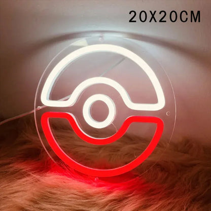 Neon Sign King Boo The Ghost Face LED Neon Light Mario Lamp Acrylic Sign for Game Room Gifts for Boy Room Decor