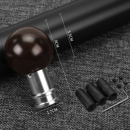 Mahogany Wood Grain Carbon Fibre Gear Shifter Knob Car Interior Manual/Automatic Transmission Universal Auto Gear Lever
