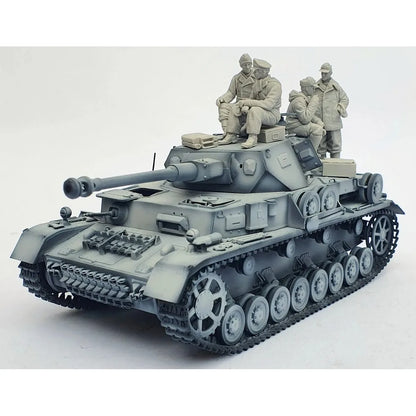 1/35 resin soldier model GK - Military theme - Two soldiers (4 figures) - Unassembled and unpainted DIY kit - 1220R