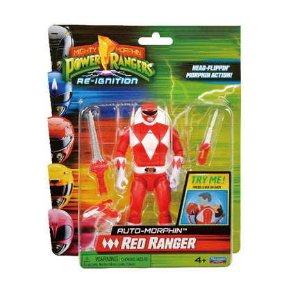 Mighty Morphin Power Rangers Re-Ignition Black Red Blue Ranger Mastodon Rita Repulsa Pterodactyl Action Figure Collectible Toys