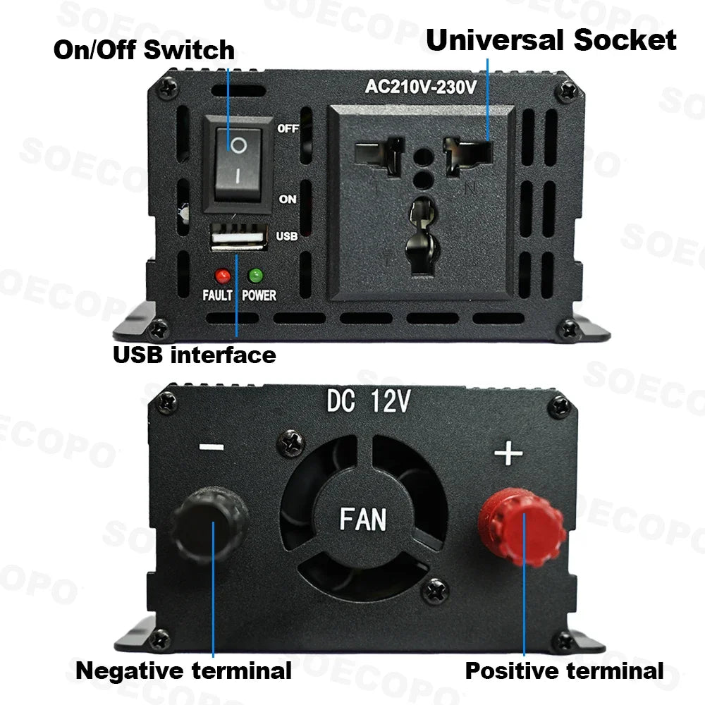 7000W  Solar System Kit  12V To 110V/220V Off-Grid Inverter System 100A Controller 200W Panel for Home/Camping Backup CE FCC