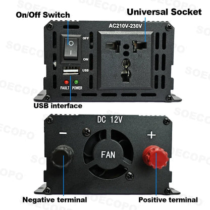 7000W  Solar System Kit  12V To 110V/220V Off-Grid Inverter System 100A Controller 200W Panel for Home/Camping Backup CE FCC