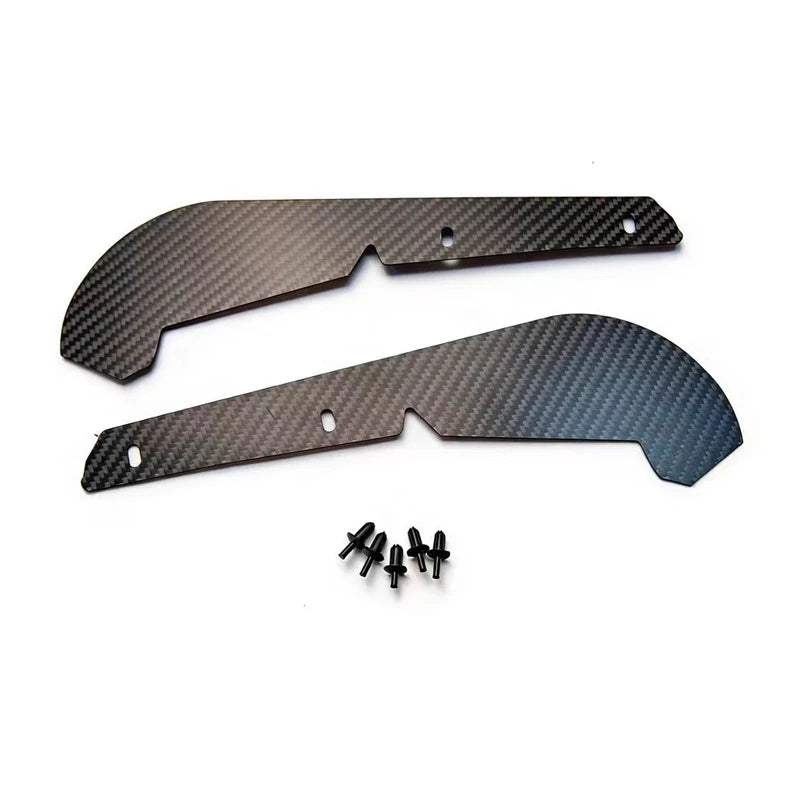 For BMW M4 F82 F83 M3 F80 Real Dry Carbon Fiber Front Wheel Splash Guards Arch Guards Mud Flaps Mudguards