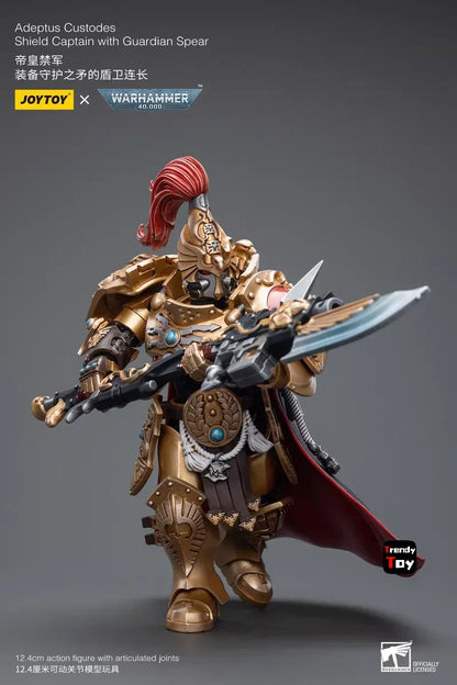 JOYTOY 1/18 Adeptus Custodes Shield Captain with Guardian Spear Anime Model Toys for Boys Gifts Original Box Action Figure Toy