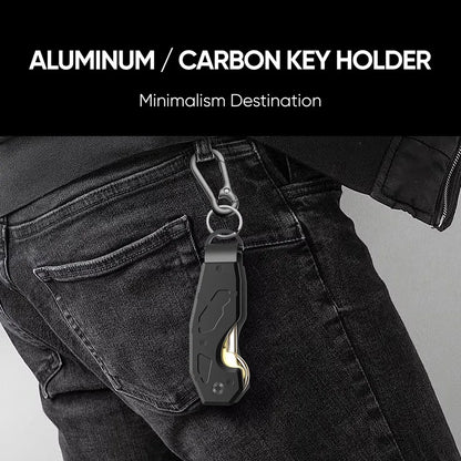 Compact Key Organizer Keychain – Holds 1-6 Keys, Minimalist Key Holder for Men and Women