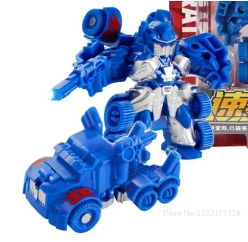 Children Toys Mini Transformation Robot Kit Toys Models 2 In 1 Deformed Car Toy Robots Toys for Kids Gift  Action Figure