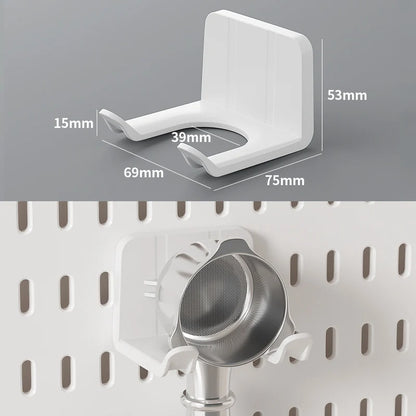 Home Furniture Storage Pegboard: Desktop Standing Height-Adjustable Storage Rack, Also for Displaying Decorative Figurines