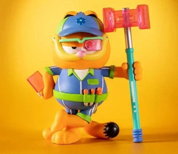 POP MART Garfield Future Fantasy Series Blind Box Guess Bag Mystery Box Toys Doll Cute Anime Figure Ornaments Gift