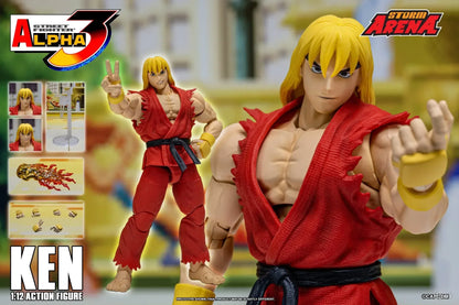 【MT】Storm Collectibles Street Fighter Alpha 3 Ken Masters 1/12 Anime Figures