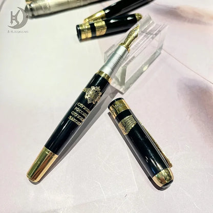 MVD  Luxury Metal Fountain Writing Pen Souvenir Business Gift for Men & Women