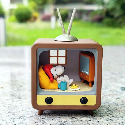 Re-Ment Snoopy Antique Diorama Collection Diorama Desktop Ornament Miniatures Models Original  Trendy Toys Gifts