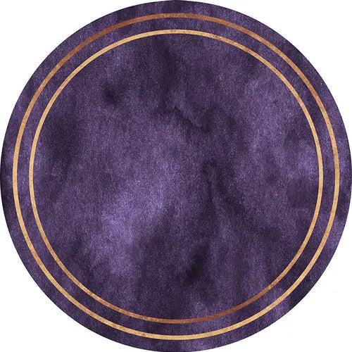 New Chinese Style Round Carpets for Living Room Home Decor Anti-Slip Floor Mat Bedroom Bedside Rug Art Studio Large Area Carpet