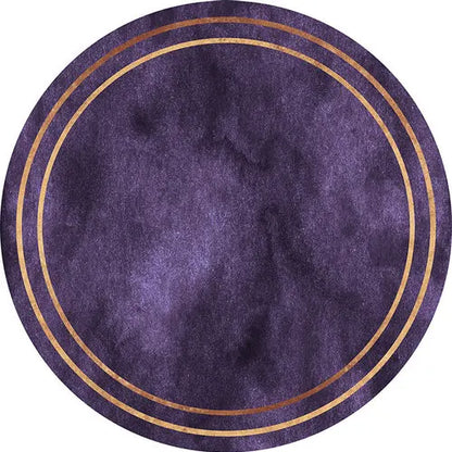 New Chinese Style Round Carpets for Living Room Home Decor Anti-Slip Floor Mat Bedroom Bedside Rug Art Studio Large Area Carpet